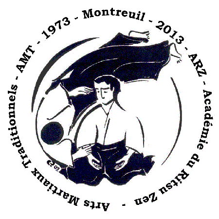 Logotipo grabado en las velas realizadas para celebrar los 40 años del AMT / ARZ (dibujo de Christine ROPERT - © 2002)