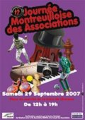 Affiche : Fête des Associations - Montreuil - 29/09/2007