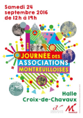 El sábado 24 de septiembre de 2016 - Celebra Asociaciones - plaza de la Croix de Chavaux - Montreuil-sous-Bois (F-93100)