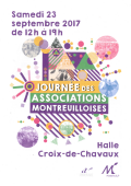 Saturday 23rd of September, 2017 - from 12:00 pm till 07:00 pm - Day of Associations of Montreuil - Montreuil-sous-Bois (F-93100)