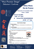 Stage : 14 novembre 2021 - AIKIDO - ATHIS-MONS (F-91200) -Stage Débutants / Confirmés