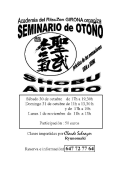 Stage: El 30 y 31 de octubre y el 01 de noviembre de 2004 - AIKIDO - GIRONA (E-17)