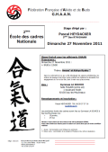 Stage: El 27 de noviembre de 2011 - AIKIDO - ISSY-LES-MOULINEAUX (F-92130)
