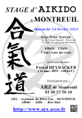 Stage: 24 de febrero de 2013 - AIKIDO - MONTREUIL (F-93100)