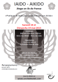Stage: El 18 y 19 de mayo de 2013 - IAIDO / AIKIDO - SOISY-SOUS-MONTMORENCY (F-95230)