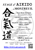Stage: El 09 & 10 de noviembre 2013 - AIKIDO - MONTREUIL-SOUS-BOIS (F-93100) 