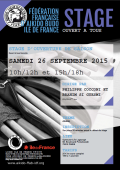Stage : 26 septembre 2015 - AIKIDO - PARIS (F-75014) 