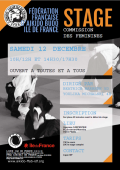 Seminario: El 12 de diciembre de 2015 - AIKIDO - PARIS (F-75013) - Béatrice BARRERE (5.o dan ) - Youlika MICHALSKI ( 4.o dan )