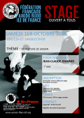 Seminario: El 01 de octubre de 2016 - AIKIDO - PARIS (F-75012) - Jean-Claude JOANNES ( 7.o dan - FFAB - CEN )