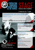 Seminario: El 29 de enero de 2017 - AIKIDO - PARIS (F-75013) - Jean-Marc CHAMOT ( 6.o dan - FFAB )