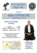 Seminario: El 12 y 13 de mayo de 2018 - AIKIDO - BU (F-28410) - Klaus CHUDZIAK ( 6.o dan - GHAAN )