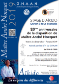 Seminario: El 17 de marzo de 2019 - AIKIDO - YERRES (F-91330) - SEMINARIO A LA MEMORIA DE MAESTRO ANDRE-NOCQUET